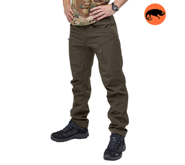 Тактичні штани софтшелл чоловічі олива Soft Shell Spartan Olive, Розмір брюк: 60-62/182