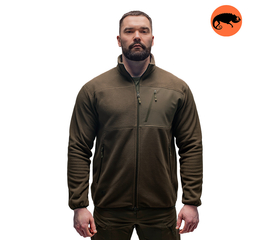 Демисезонная мужская флисовая кофта Stratus Olive, Размер: 64-66 (XXXL)