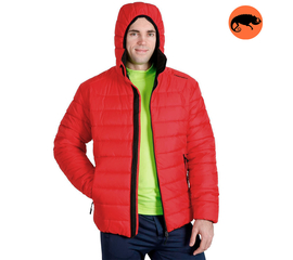 Червона куртка чоловіча з капюшоном Maximus Red, Розмір: 48-50 (M)