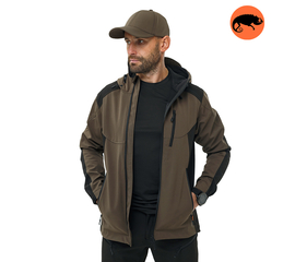 Куртка Soft Shell Predator Olive/Black, Розмір: 56-58 (XL)