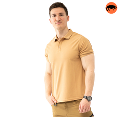 Футболка Polo Shirt Casual khaki, Розмір: 52-54 (L)