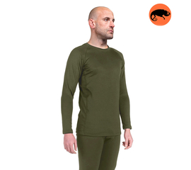 Чоловіча термобілизна комплект Active Khaki, Розмір: 44-46 (S)