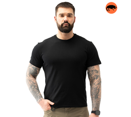 Футболка T-Shirt Casual Black, Розмір: 44-46 (S)