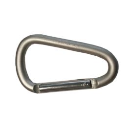 Карабін алюмінієвий сувенірний Tramp 6 см без муфти silver