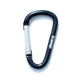 Карабін алюмінієвий сувенірний Tramp 7 см без муфти black