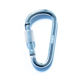 Карабін алюмінієвий сувенірний Tramp 5 см з муфтою silver