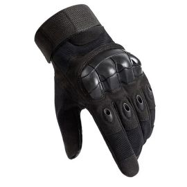 Тактические перчатки черные Zag-7 Black, Размер: S