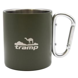Термокухоль Tramp з карабіном 350 мл UTRC-122 Olive