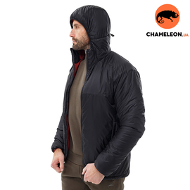 Мужская куртка черная с капюшоном Dufour Black, Размер: 44-46 (S)