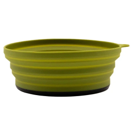 Тарелка Tramp силиконовая с пластиковым дном 550 мл Olive