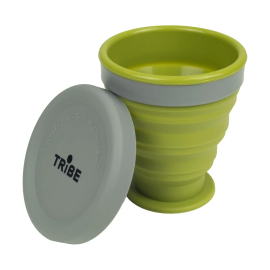 Стакан Tramp складной силиконовый Tribe Olive