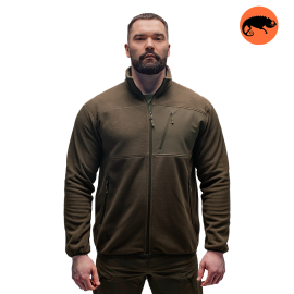 Демисезонная мужская флисовая кофта Stratus Olive, Размер: 40-42 (XS)