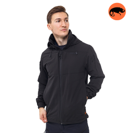 Мужская куртка-ветровка с капюшоном Breeze Gen 2 Black, Размер: 44-46 (S)