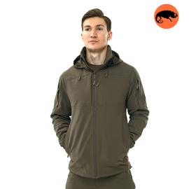 Куртка-ветровка мужская с капюшоном Breeze Gen 2 Olive, Размер: 44-46 (S)