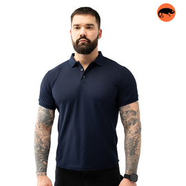 Футболка Polo Shirt Casual dark blue, Розмір: 44-46 (S)