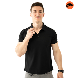 Футболка Polo Shirt Casual black, Розмір: 44-46 (S)