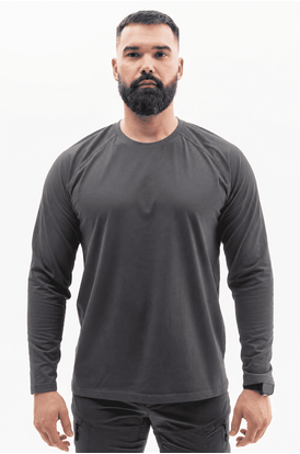 Футболка Long sleeve Jersey Grey, Розмір: 44-46 (S)