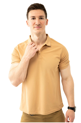Футболка Polo Shirt Casual khaki, Размер: 60-62 (XXL)
