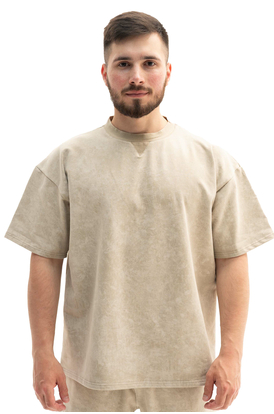 Футболка Oversize Protector Wash Brown, Розмір: 44-46 (S)