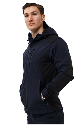 Куртка Soft Shell Predator Navy/Black, Размер: 44-46 (S)