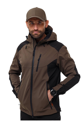 Куртка Soft Shell Predator Olive/Black, Размер: 44-46 (S)