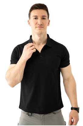 Футболка Polo Shirt Casual black, Размер: 44-46 (S)