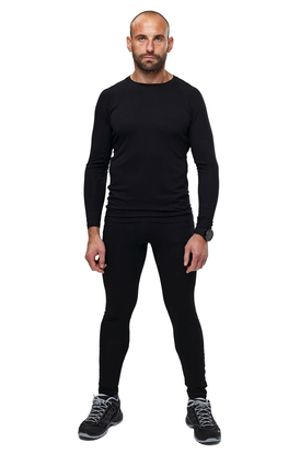 Термобелье мужское черное Rayon Black комплект, Размер: 44-46 (S)