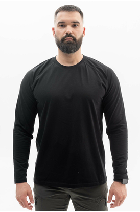 Футболка Long sleeve Jersey Black, Розмір: 44-46 (S)