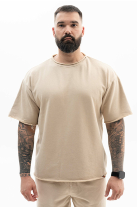 Футболка Oversize Protector Soft Beige, Розмір: 44-46 (S)