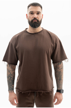 Футболка Oversize Protector Soft Brown, Розмір: 52-54 (L)