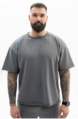 Футболка Oversize Protector Soft Grey, Розмір: 44-46 (S)