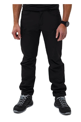 Чоловічі штани чорні Soft Shell Spartan Black, Розмір брюк: 60-62/182