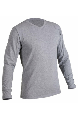 Серая Футболка Лонгслив Мужской Long Sleeve Gray, Размер: 40-42 (XS)