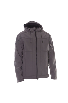 Мужская серая куртка Soft Shell софтшелл демисезонная Wolf Grey, Размер: 44-46 (S)