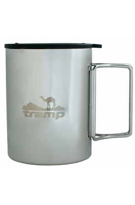 Термокружка Tramp со складными ручками и поилкой 400 мл UTRC-137 металл
