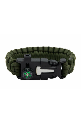 Браслет для виживання Tramp кресало/кремінь 2м паракорда green