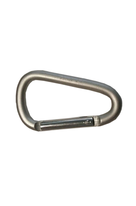 Карабін алюмінієвий сувенірний Tramp 6 см без муфти silver