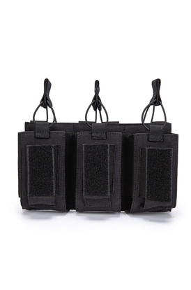Подсумок для 3 магазинов Black калибром 5,56 и 9 мм