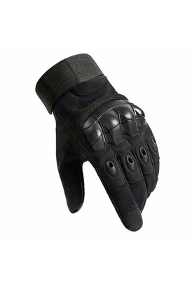 Тактичні рукавиці чорні Zag-7 Black, Розмір: S