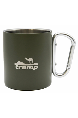 Термокружка Tramp с карабином 350 мл UTRC-122 Olive