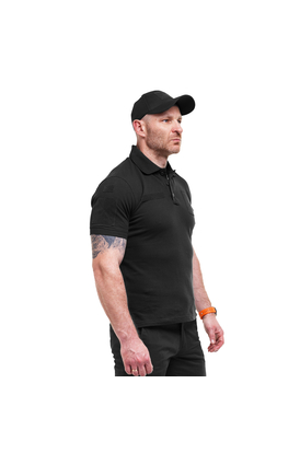 Футболка тактична Polo Black, Розмір: 44-46 (S)