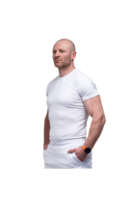 Футболка Біла Чоловіча Jersey White, Розмір: 40-42 (XS)