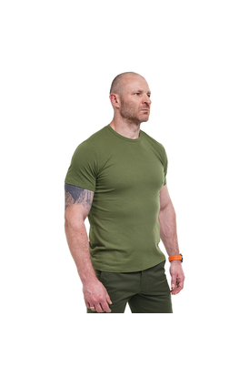 Тактична футболка чоловіча колір хакі Light Jersey Khaki, Розмір: 44-46 (S)