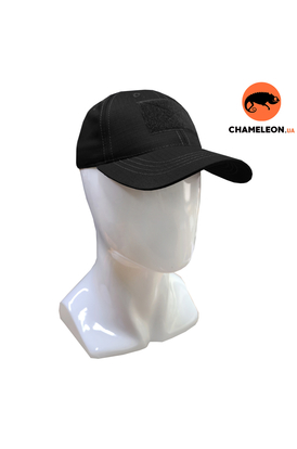 Бейсболка тактична з еластаном Black, Розмір: L-XL