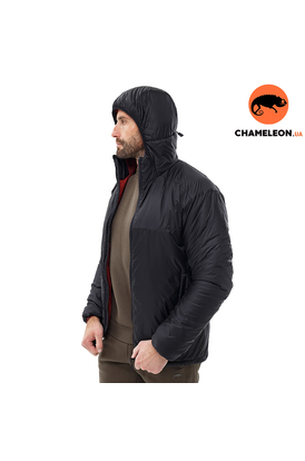 Мужская куртка черная с капюшоном Dufour Black, Размер: 44-46 (S)