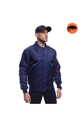 Демисезонная мужская темно-синяя куртка MA-1 Gen 2 Navy, Размер: 44-46 (S)