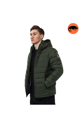 Чоловіча куртка олива з капюшоном Proxima Olive, Розмір: 52-54 (L)