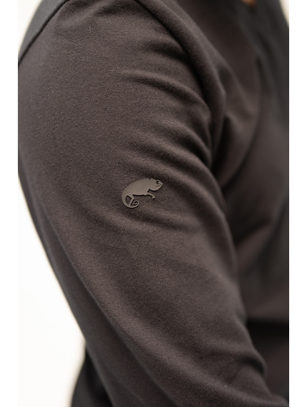 Чоловіча чорна футболка з довгим рукавом - лонгслів LongSleeve Black, Розмір: 40-42 (XS), зображення 4