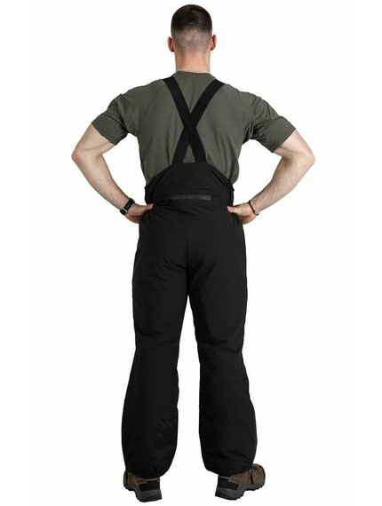 Зимние мужские черные брюки с подтяжками Mont Blanc Gen 2 Black, Размер брюк / рост: 60-62/182-188, фото 6