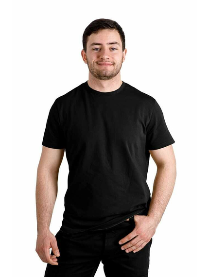 Футболка чоловіча чорна Jersey Black, Розмір: 48-50 (M), зображення 6